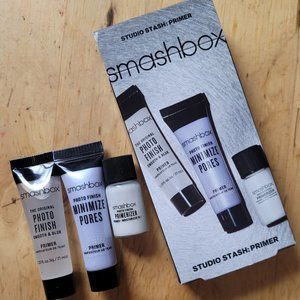 SMASHBOX Studio Stash Face Primer Mini Trio Photo Finish Primer Primerizer NEW